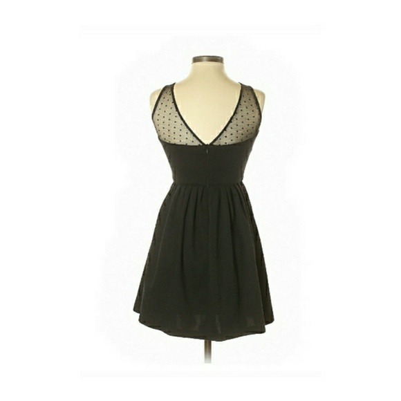 Zara Small Little Black Casual Midi Sleeveless Dress - Picture 2 of 2